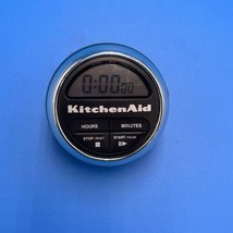Kitchenaid Black Chrome Cooking Digital Timer Kitchen Countertop Battery... - $18.70