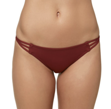 ONeill Women&#39;s Salt Water Solid Strappy Cheeky Bikini Bottom Large Burgu... - £14.37 GBP