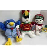 Rare New With Tags Snowden Plush Lot 1998 1999 9” 8” Target Snowman Chri... - £17.88 GBP
