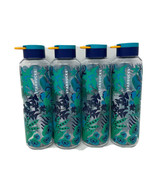 Starbucks 2022 Blue Floral Reusable Plastic Flower Water Bottle Tumbler ... - $59.39