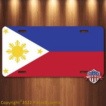 Philippines Flag License Plate Tag Vanity Front Aluminum 6 Inches By 12 ... - $19.67