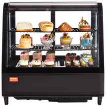 VEVOR Refrigerated Display Case, 3.5 Cu.Ft./100L, 2-Tier, Countertop Dis... - $575.99