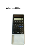 Casio Calculator FX-260 Solar Fraction Black Solar used - £11.61 GBP