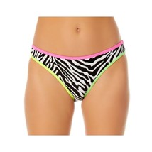 NEW sz XL bikini bottoms zebra Neon high leg Juniors 15-17 bathing suit swimsuit - £15.01 GBP