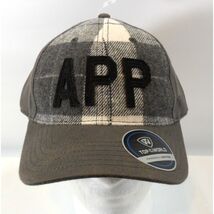Top Of The World APP Hat Cap Black Gray Plaid - €7,59 EUR