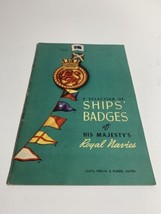 Military Booklet A selection of SHIPS BADGES of His Majesty&#39;s Royal Navies 1942 - £15.49 GBP