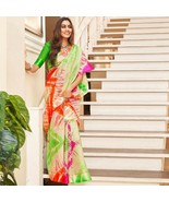 Exquisite Silk Saree - Elegant Traditional Indian Attire - Stunning Colors - £39.86 GBP