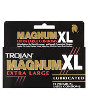 Trojan Magnum XL Lubricated Condom - Box of 12 - £24.42 GBP