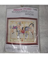 PARAGON STITCHERY KIT - Merry-Go-Round Birth Date Record 0172 NEW - 11&quot; ... - $34.92 CAD