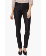 NYDJ Alina Skinny Faux Suede Textured Black Skinny Pants SZ 14 New - £80.27 GBP