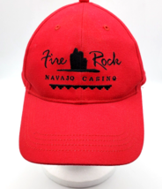 Mens Hat Fire Rock Navajo Casino New Mexico Red Black Cap America Excell... - £5.66 GBP