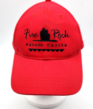 Mens Hat Fire Rock Navajo Casino New Mexico Red Black Cap America Excell... - £5.41 GBP