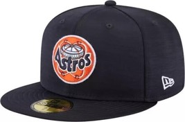 Houston Astros MLB Authentic Fitted Hat Cap Rare 1977 Logo New Era 59FIFTY 7 3/8 - £34.48 GBP