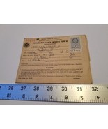 Home Treasure 909708 War Ration Book Two Stamp Biddeford Maine Donald Ke... - €16,37 EUR