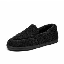 Winter Women Loafers Knitting  Round Toe New Slip On Warm Ladies  Shoes Soft Fla - £95.25 GBP