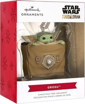 Star Wars Hallmark Christmas Tree Ornament Mandalorian GROGU Baby Yoda NEW - £7.81 GBP
