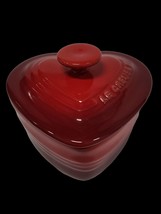 *New In Box* Le Creuset Heart Ramekin Mini Cocotte With Lid Cerise (Red) 8oz - £46.68 GBP