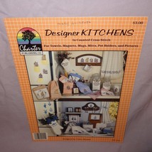 Designer Kitchen Counted Cross Stitch 1989 Booklet CP111 Houses Windmill... - £7.89 GBP