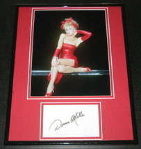 Donna Mills Signed Framed 11x14 Photo Display Kissing Joe Namath - £63.69 GBP