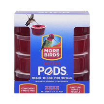 More Birds Nectar Pods Refill 8 - 3fl. Oz. Pods - Fast Shipping! - £16.23 GBP