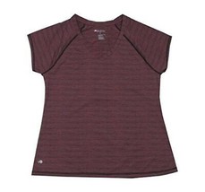 allbrand365 designer Ideology Womens Striped V Neck Top Size Small, Var Stripe - £22.23 GBP