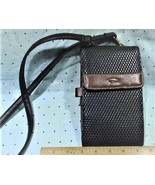 Black w/Brown Crossbody Shoulder Purse Wallet Sling Bag Phone Case Snap ... - $18.94 CAD