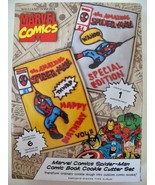 Williams Sonoma Marvel Comics Cookie Cutter Set Spider Man Comic Book NI... - £7.96 GBP