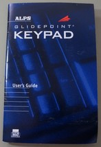 Alps Glidepoint Keypad for Macintosh - User&#39;s Guide - $9.87