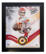 Patrick Mahomes K.C. Chiefs Framed 15&quot; x 17&quot; Game Used Football Collage ... - £93.03 GBP