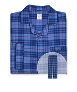 Brooks Brothers Mens Blue Red Pl 2 Piece Flannel Pajama Set , XL X-Large... - $120.78