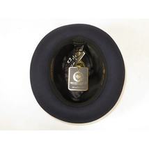 Men Bruno Capelo Fedora Hat Wool 100% Fine Australian Wool Marco MC941 Navy image 6