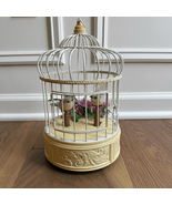 Vintage 60s Kentic Mechanical Chirping Birds Cage Rare Motion Activated ... - $49.94 CAD