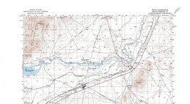 Imlay Quadrangle Nevada 1956 Topo Map USGS 1:62500 Topographic - £17.42 GBP