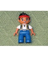 LEGO DUPLO PIRATE JACK AND THE NEVERLAND PIRATES BOY MINI FIGURE REPLACE... - £5.74 GBP