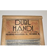 Vintage Small Dubl Handi Columbus Washboard Co. Double Sided Hand Cleani... - $36.30 CAD