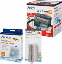 Aqueon Quiet Flow 30 Aquarium Filter Kit with Replacement Filters NIB - £44.10 GBP