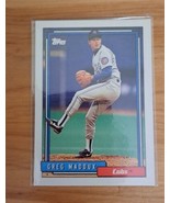 1992 Topps Greg Maddux Chicago Cubs #580 Gold SP Baseball Card - $1.34 CAD