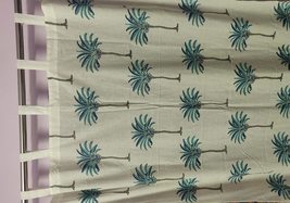 Palm Tree Curtains - Sheer Curtains - Long Curtains - Curtain Handmade - Tropica - £22.49 GBP+