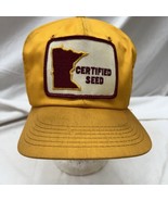 trucker hat baseball Cap Vintage Patch K Products Certified Seed Minnesota - $918.57 MXN