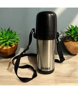 Thermos Insulated 1 Liter Black Hot or Cold Stopper #700 Bottle Mug Cups... - $21.80 CAD