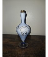 Irving W Rice Perfume Bottle Blue &amp; Gold Handpainted - Germany - £18.91 GBP