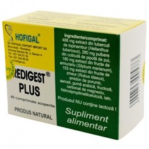 Redigest Plus, 40 tbs,Hofigal, Health Digestive Tract, Bile and Pancreatic Ducts - £15.16 GBP