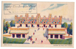 US 1933 A century of Progress VF Post Card  &quot; Nunnery of Uxmal. Maya Tem... - £1.74 GBP