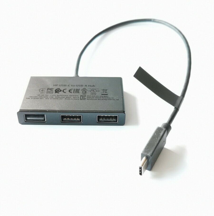 USB-C To USB-A Hub (2 X USB 3.0 and 1X USB 2.0) HSA-B003 For HP Laptop PC - $15.83