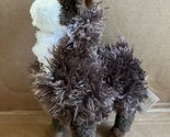 Douglas Cuddle Toy Llama Alpaca Stuffed Plush Choco Soft Furry w tags - $14.80