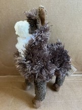 Douglas Cuddle Toy Llama Alpaca Stuffed Plush Choco Soft Furry w tags - $14.80