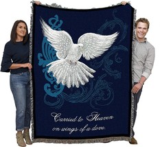 Carried to Heaven on Wings of a Dove Blanket by Sherri Buck Baldwin -, 72x54 - £61.34 GBP