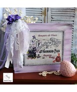 Lavender Shabby Chic Decorative Wood Sign Vintage Flower Shop French Vio... - $644.35 MXN