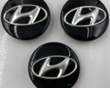 Hyundai Wheel Center Cap Set Black OEM G03B49020 - $80.99