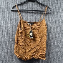 Esmara Camisole Heidi Klum Womens Size 4 Brown Fashionable Tank Top Shirt - £9.71 GBP